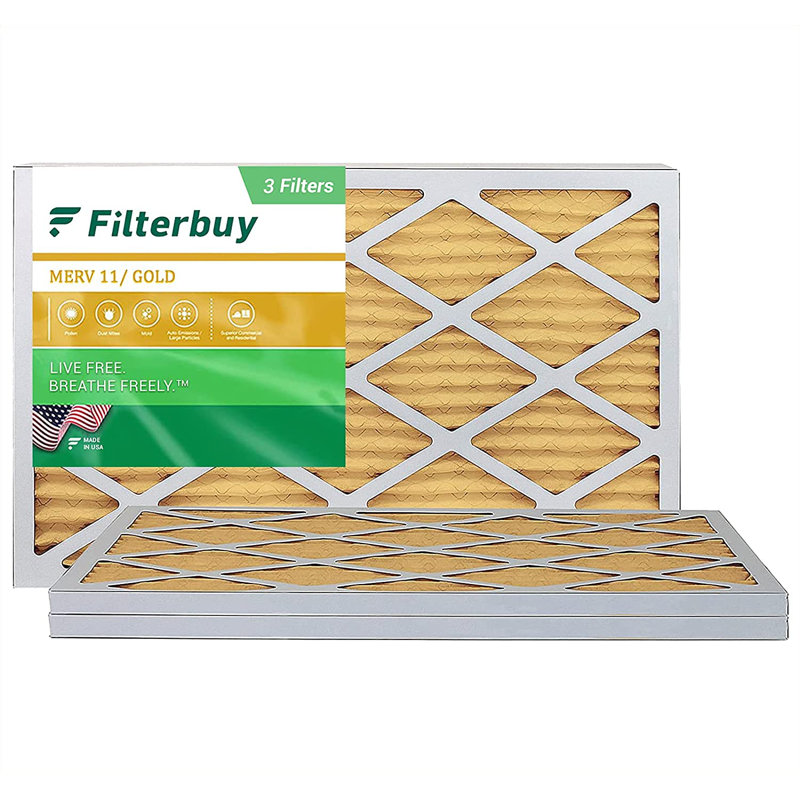 Filterbuy 12x30x1 Air Filter MERV 11, Pleated HVAC AC Furnace Filters